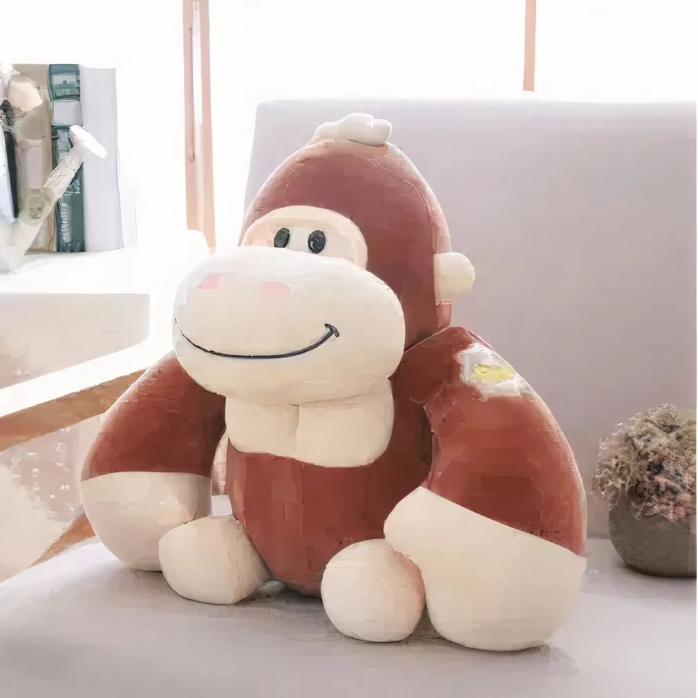 Peluche gorille marron