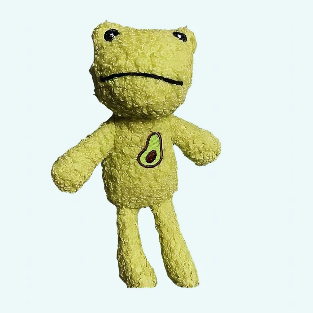 Peluche grenouille avec avocat