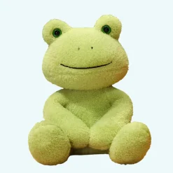 Peluche grenouille verte adorable