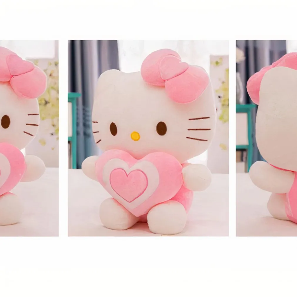 Peluche Hello Kitty avec un cœur