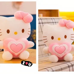 Peluche Hello Kitty avec un cœur