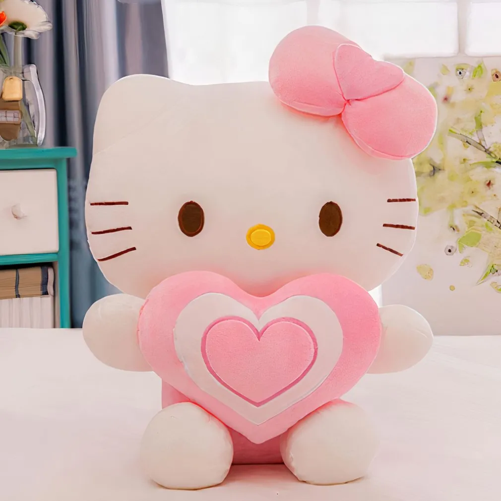 Peluche Hello Kitty avec un cœur