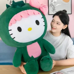 Peluche Hello Kitty Dinosaure