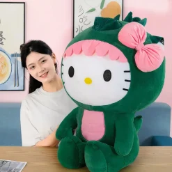 Peluche Hello Kitty Dinosaure