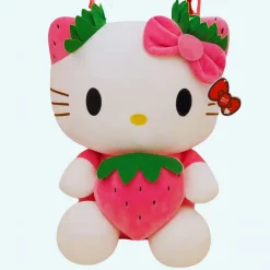 Peluche Hello Kitty fraise Kawaii