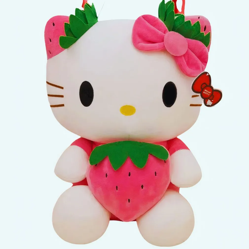 Peluche Hello Kitty fraise Kawaii