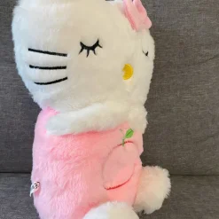Peluche Hello Kitty qui respire avec berceuse apaisante