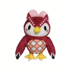 Peluche Hibou bordeaux