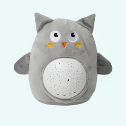 Peluche hibou “bruit blanc”