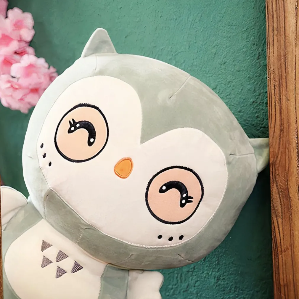Peluche Hibou Kawaii vert