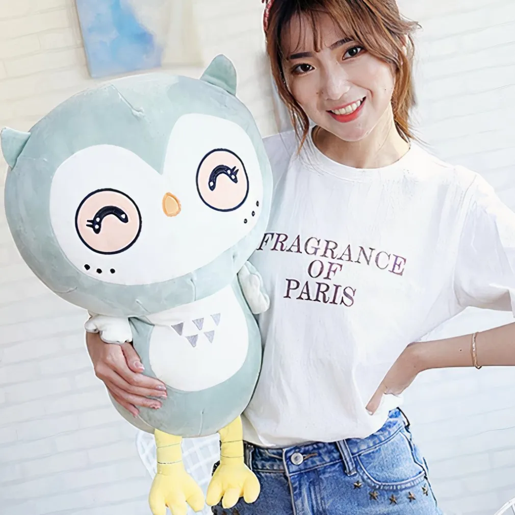 Peluche Hibou Kawaii vert