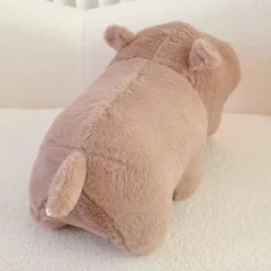Peluche hippopotame bouche ouverte
