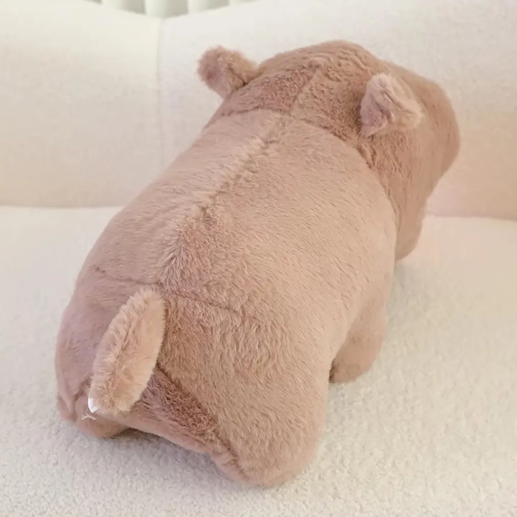 Peluche hippopotame bouche ouverte