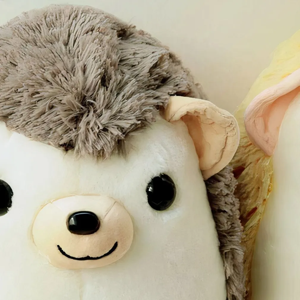 Peluche hérisson adorable marron