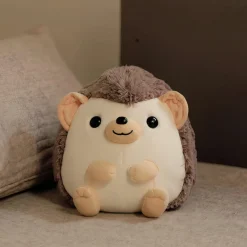 Peluche hérisson adorable marron