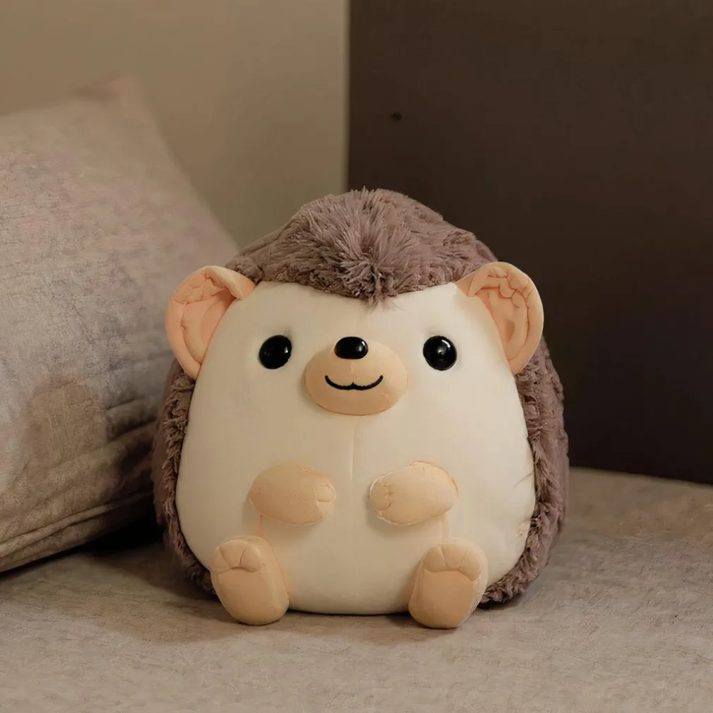 Peluche hérisson adorable marron