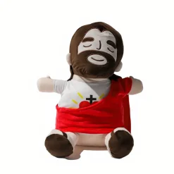 Peluche Jésus qui respire