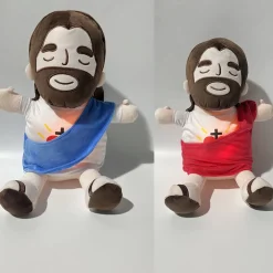 Peluche Jésus qui respire