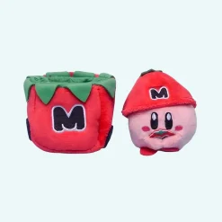 Peluche Kirby déguisé en fraise