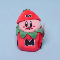 Peluche Kirby déguisé en fraise