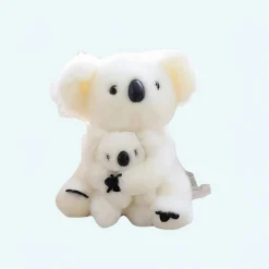 Peluche koala avec bébé
