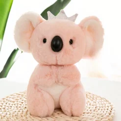 Peluche koala avec couronne