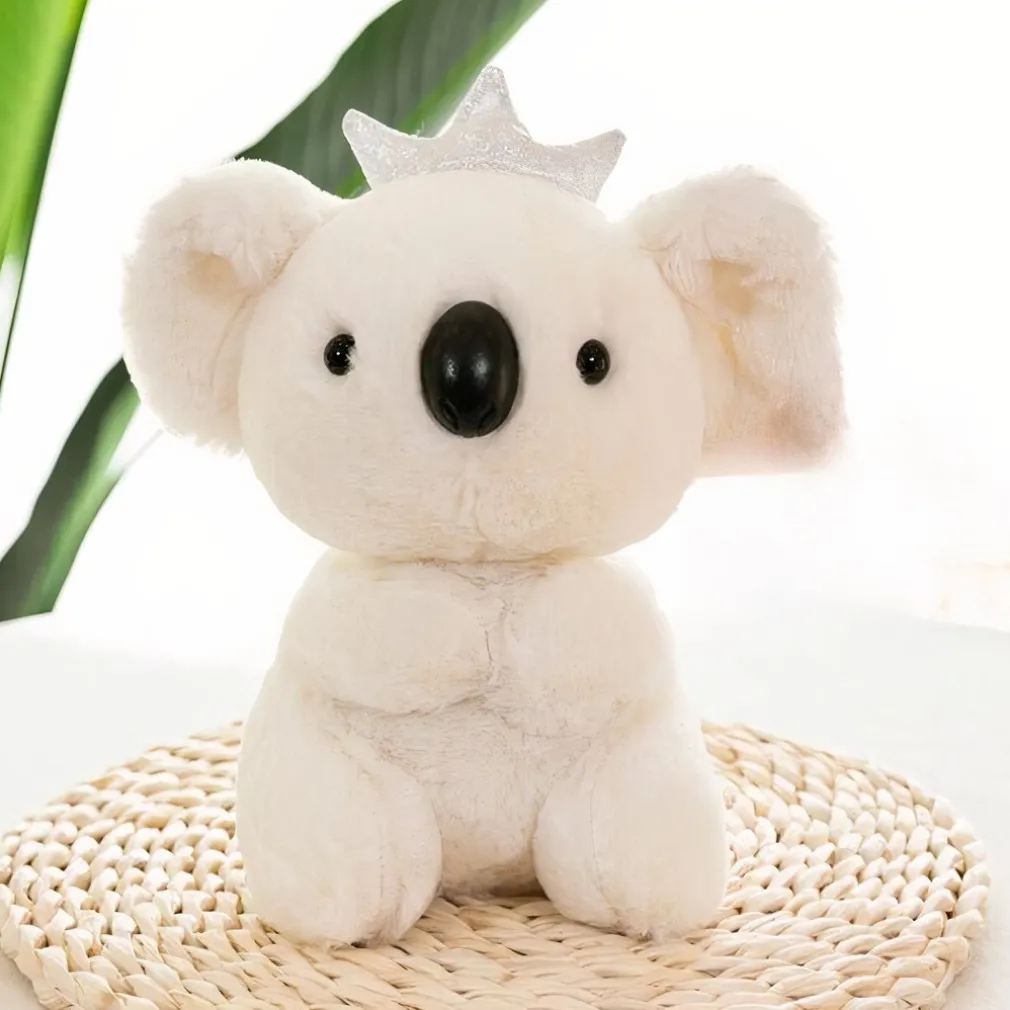 Peluche koala avec couronne
