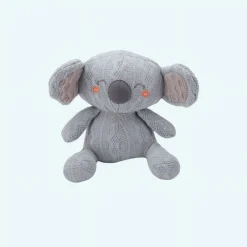 Peluche koala en tissu tricoté