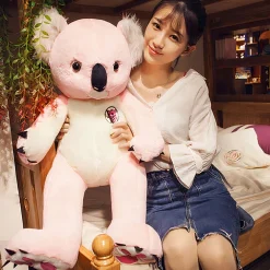 Peluche Koala géant rose