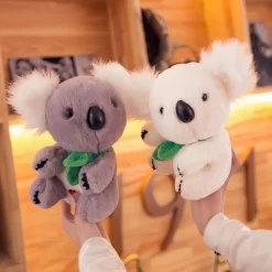 Peluche koala gris et blanc adorable