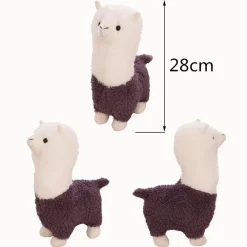 Peluche Lama alpaga violet