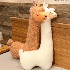 Peluche lama géante