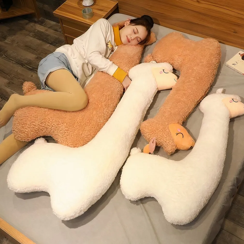 Peluche lama géante
