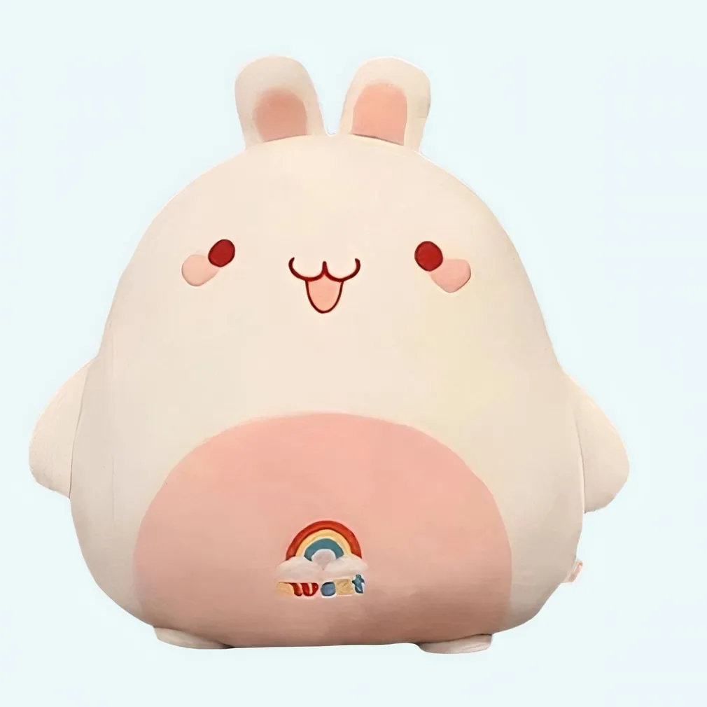 Peluche lapin arc-en-ciel