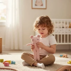 Peluche lapin au crochet