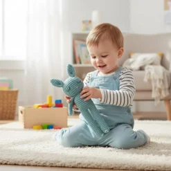 Peluche lapin au crochet