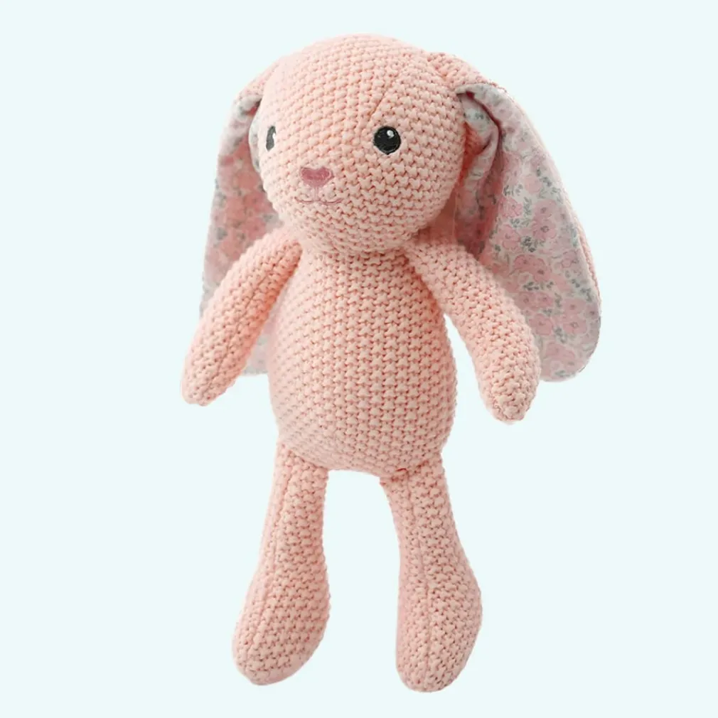 Peluche lapin au crochet à grandes oreilles