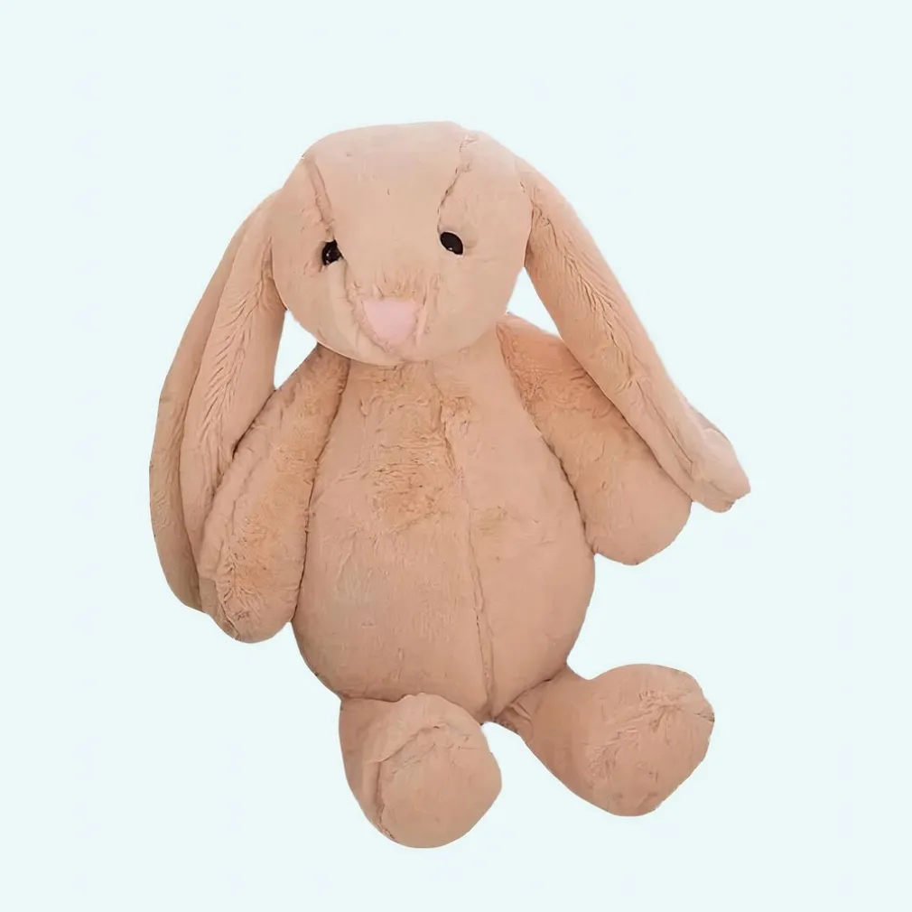 Peluche lapin beige Kawaii