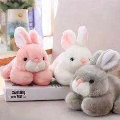 Peluche lapin blanc tout doux