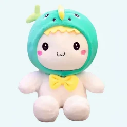 Peluche lapin bonnet baleine