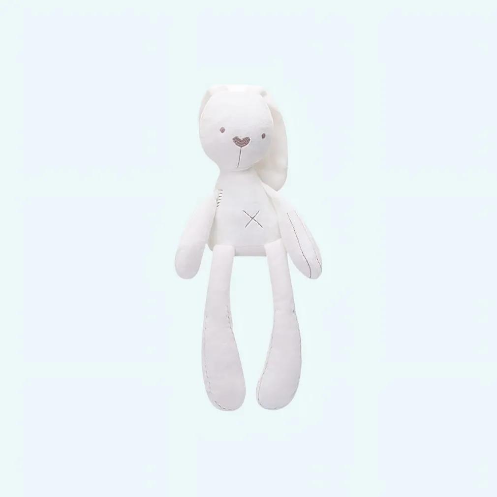 Peluche lapin douce et mignonne blanche ou rose