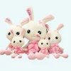 Peluche lapin géant avec robe rose