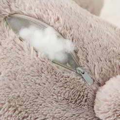 Peluche lapin gris géante