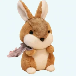 Peluche lapin lièvre marron