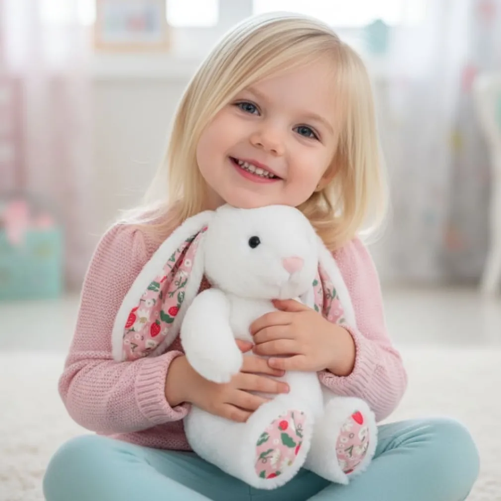 Peluche lapin mignon aux grandes oreilles