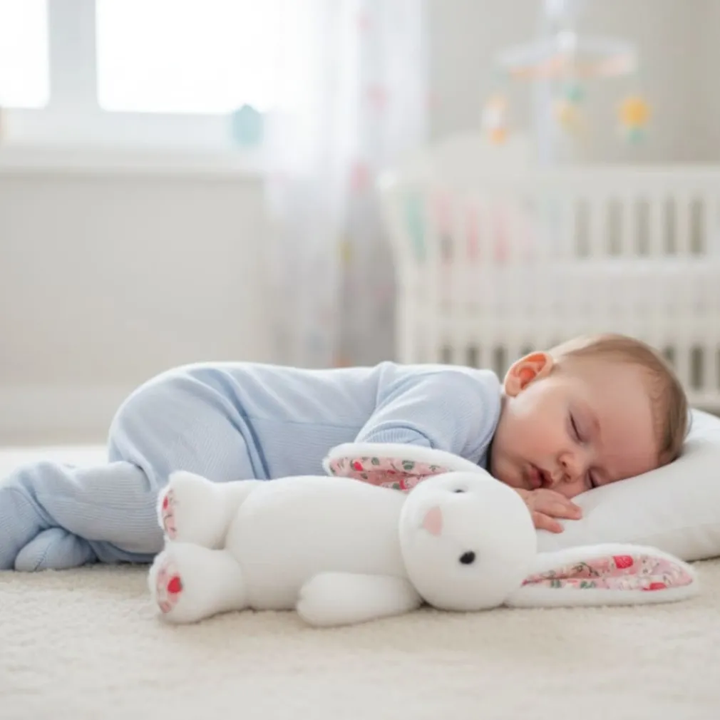 Peluche lapin mignon aux grandes oreilles