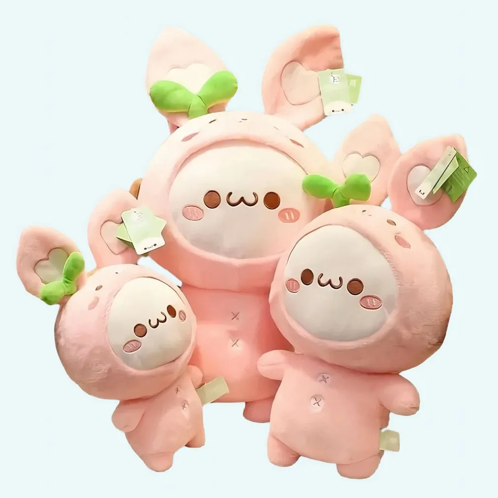 Peluche lapin rigolote