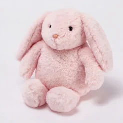 Peluche lapin rose