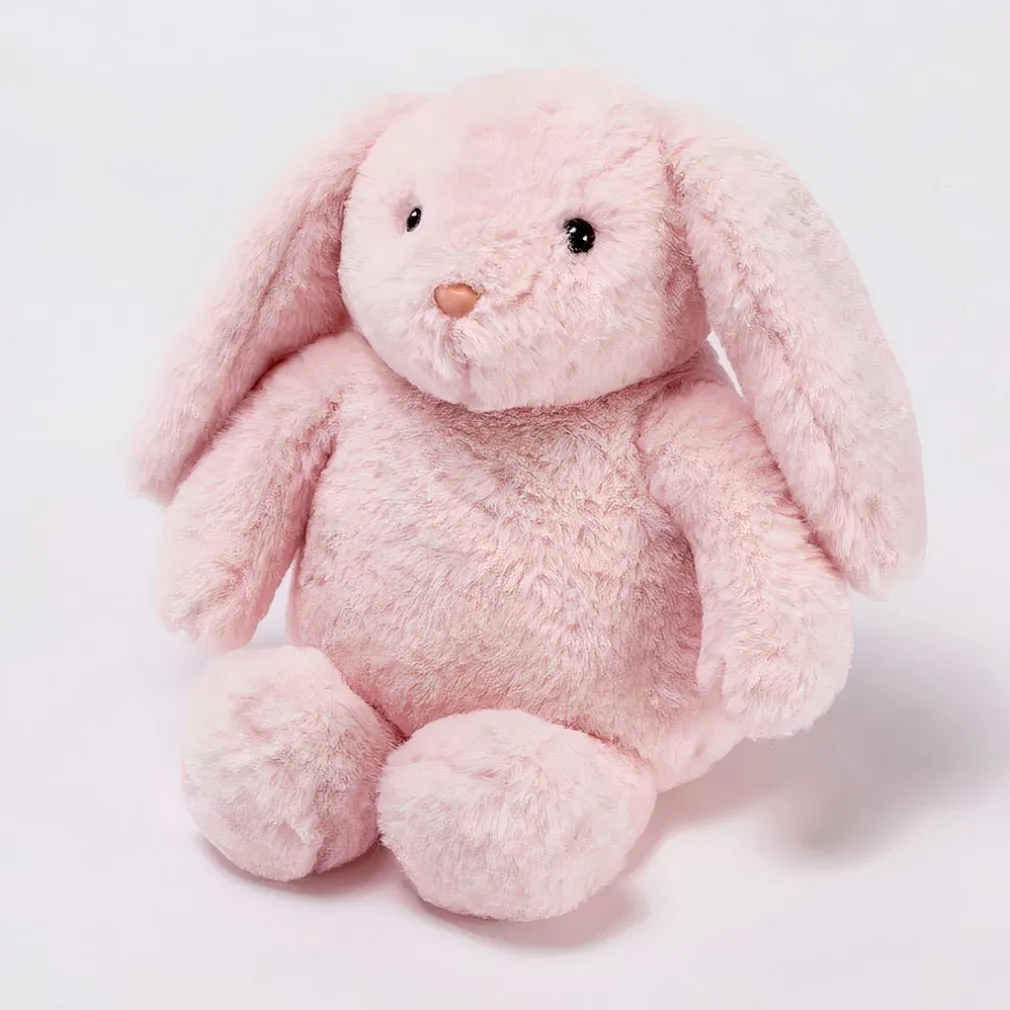 Peluche lapin rose
