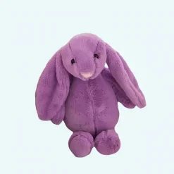 Peluche lapin violet Kawaii